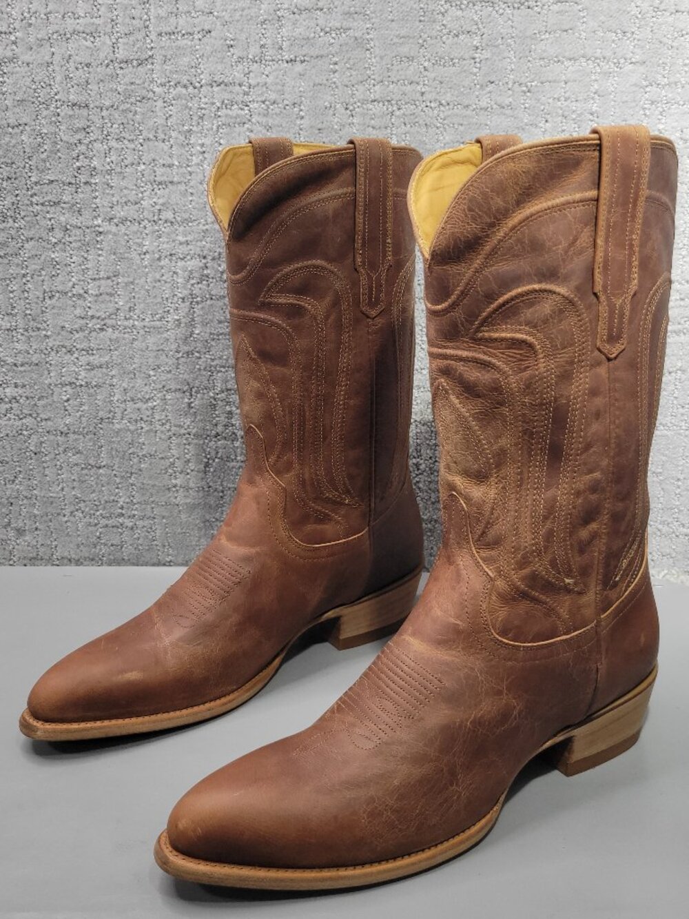 Tecovas The Jamie Women's US Size 12B Scotch Goat Pull on Western Boots